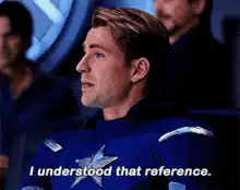 Captain America I understood that reference