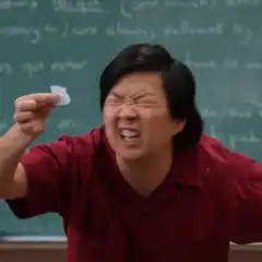 Ken Jeong disgusted by small piece of paper