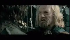 Boromir looks at Aragorn