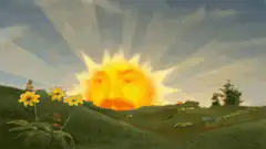 Singing Sun Over Green Hills