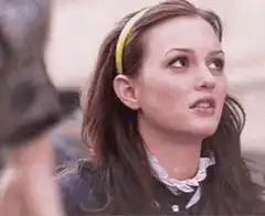 Blair Waldorf looks up and down