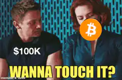 Jeremy Renner Bitcoin Wanna Touch It