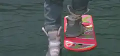Foot slipping off wakeboard