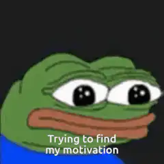Pepe searching for motivation