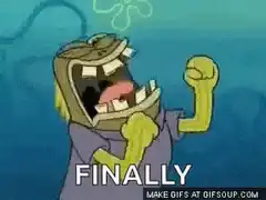 SpongeBob character finally