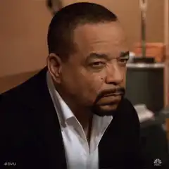 Detective Benson skeptical look