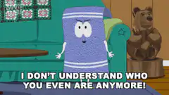 Towelie confused expression