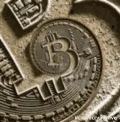 Bitcoin coin zooming in