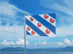 Nova Scotia flag waving