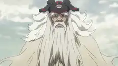 Old man with long white hair and beard