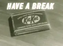 KitKat bar breaking apart