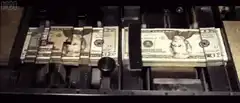 Money counting machine sorting bills