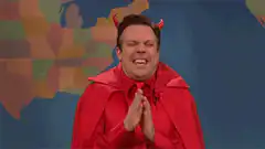 Jason Sudeikis dressed as a devil
