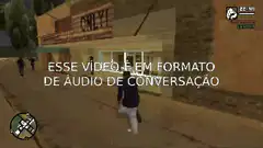 GTA San Andreas character walking through store