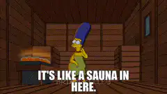 Marge Simpson sauna