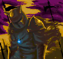Dark Souls Knight with Blue Soul