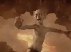 Gollum falling into lava