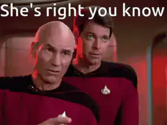 Picard points and says she's right