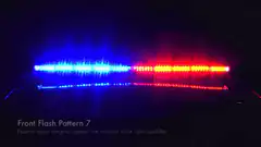 Police lightbar flashing pattern