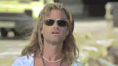 Vince Vaughn as The Dude puts on an eyepatch