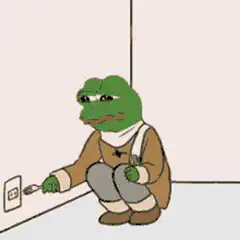 Sad Frog gets electrocuted