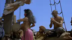 Belly dancer on pirate ship