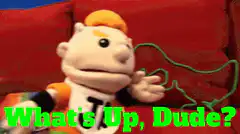 What's Up, Dude? Puppet