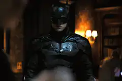 Batman looking down