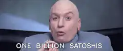 Dr. Evil One Billion Satoshis
