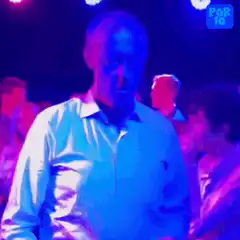 Man dancing in club