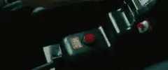 car launches off ramp into night