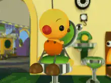 Pocoyo gets a haircut