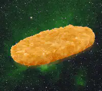 Fried Chicken Nugget in Space