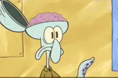 Squidward brain gets erased
