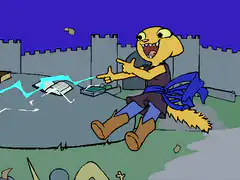 Jake the Dog casting magic spell