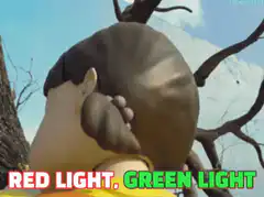 Red Light Green Light doll