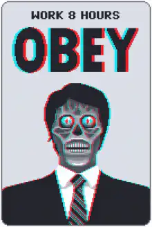 Obey Propaganda Poster Animation
