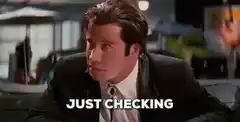 John Travolta Just Checking