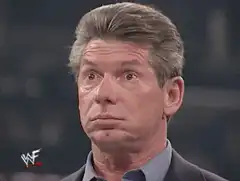 Vince McMahon shocked face