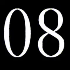 Number 08 morphing animation