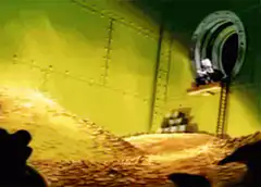 Scrooge McDuck diving into his money