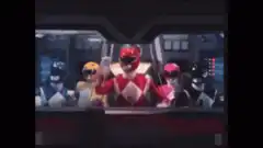Red Ranger fires laser beam