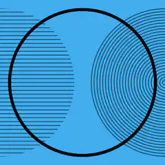 Moiré pattern animation