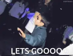 Kid dancing at a party