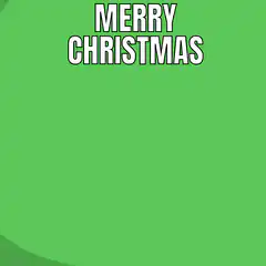 Penguin and Christmas tree animation