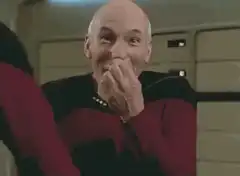 Captain Picard Smirking