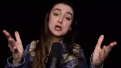 Woman shrugging You're not wrong