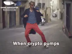 Man dancing in red pants