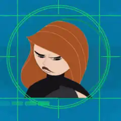 Black Widow looking at her glove