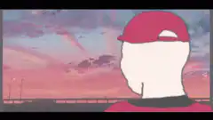 McDonald's Guy Nodding at Sunset